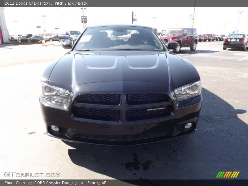 Pitch Black / Black 2012 Dodge Charger SXT
