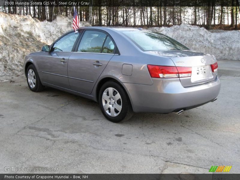 Steel Gray / Gray 2008 Hyundai Sonata GLS V6