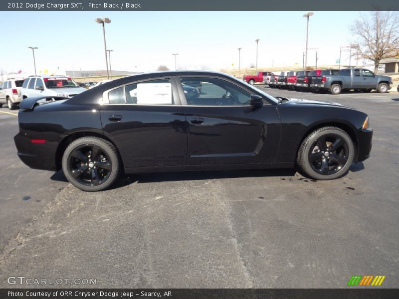 Pitch Black / Black 2012 Dodge Charger SXT