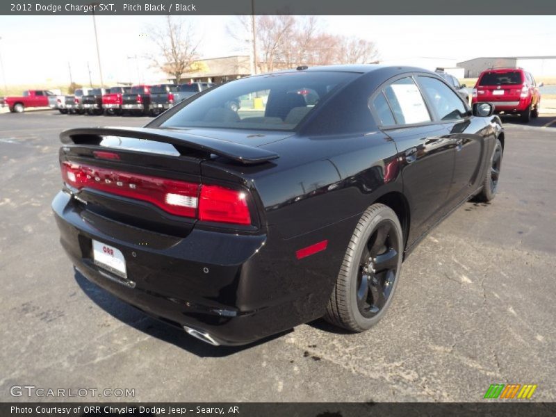 Pitch Black / Black 2012 Dodge Charger SXT