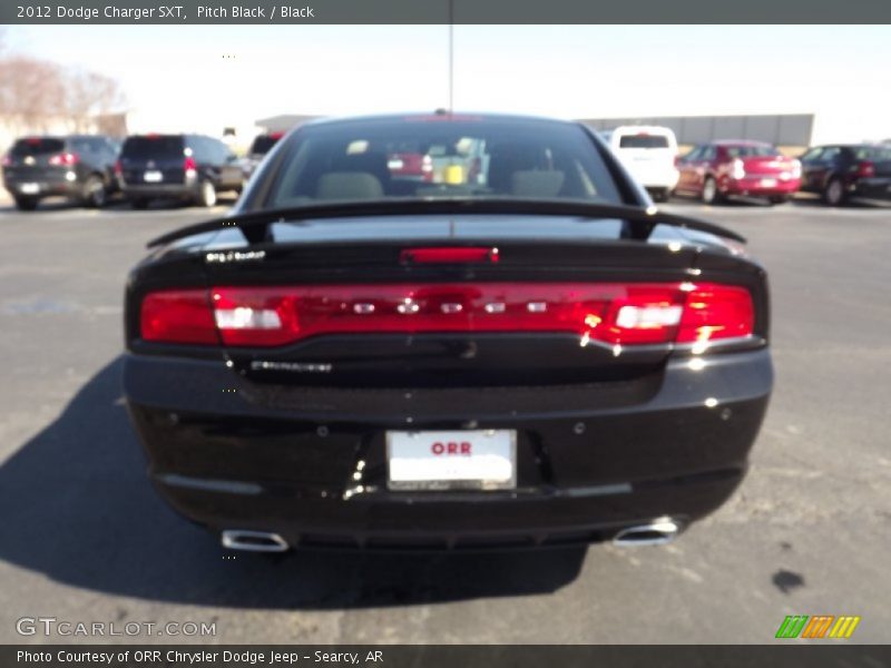 Pitch Black / Black 2012 Dodge Charger SXT