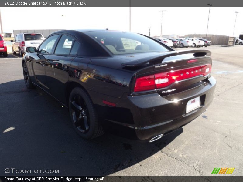 Pitch Black / Black 2012 Dodge Charger SXT