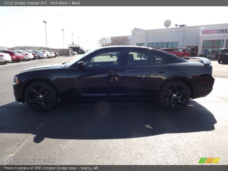 Pitch Black / Black 2012 Dodge Charger SXT