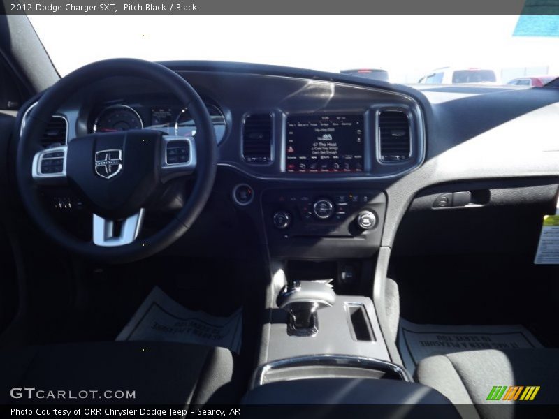 Pitch Black / Black 2012 Dodge Charger SXT