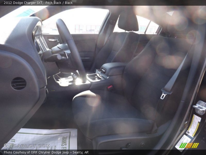Pitch Black / Black 2012 Dodge Charger SXT
