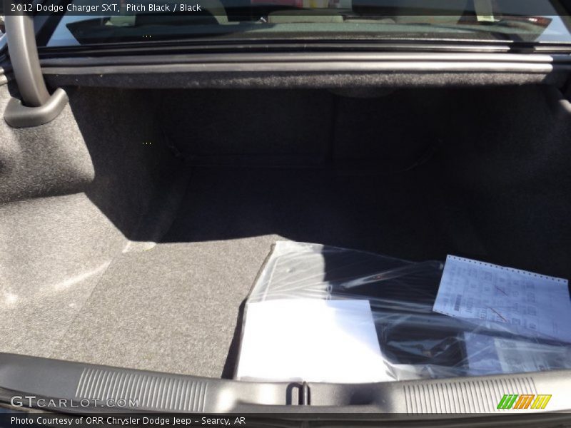 Pitch Black / Black 2012 Dodge Charger SXT