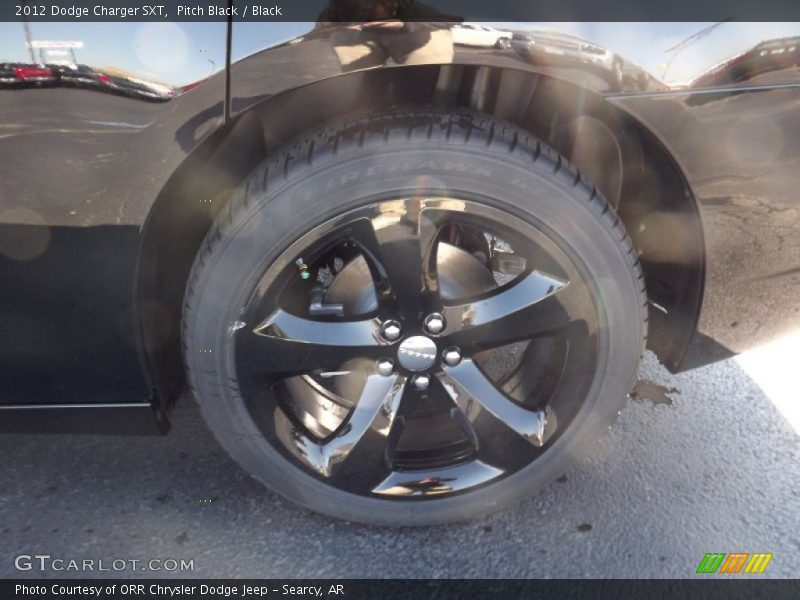 Pitch Black / Black 2012 Dodge Charger SXT