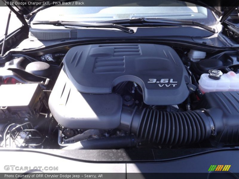 Pitch Black / Black 2012 Dodge Charger SXT