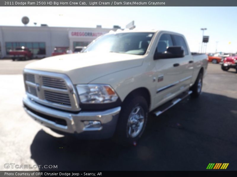 Light Cream / Dark Slate/Medium Graystone 2011 Dodge Ram 2500 HD Big Horn Crew Cab