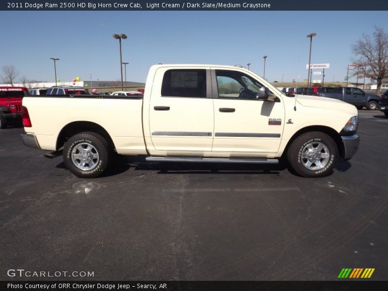 Light Cream / Dark Slate/Medium Graystone 2011 Dodge Ram 2500 HD Big Horn Crew Cab