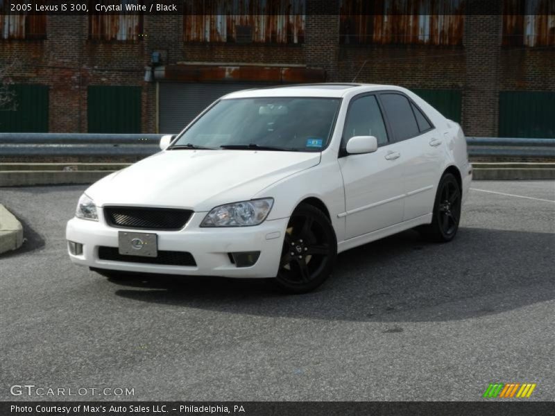 Crystal White / Black 2005 Lexus IS 300