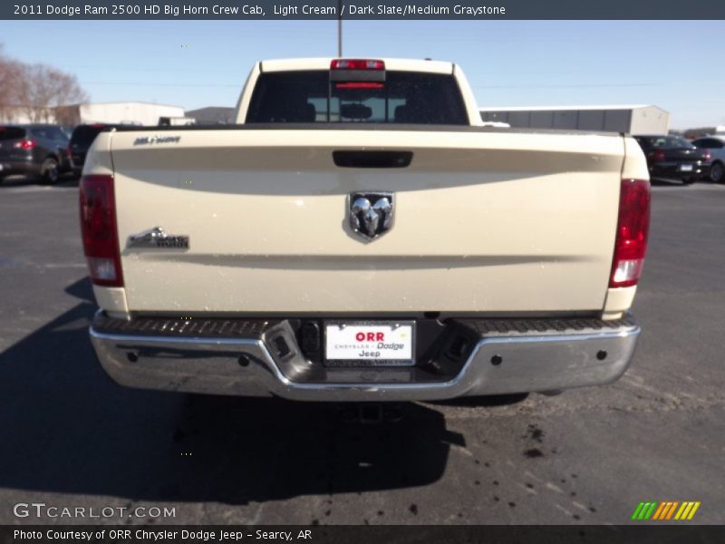 Light Cream / Dark Slate/Medium Graystone 2011 Dodge Ram 2500 HD Big Horn Crew Cab