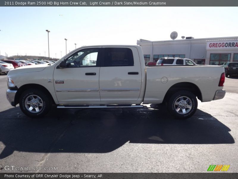 Light Cream / Dark Slate/Medium Graystone 2011 Dodge Ram 2500 HD Big Horn Crew Cab