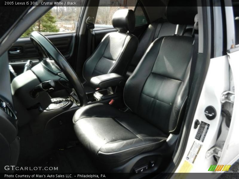 Crystal White / Black 2005 Lexus IS 300