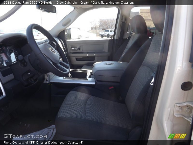 Light Cream / Dark Slate/Medium Graystone 2011 Dodge Ram 2500 HD Big Horn Crew Cab