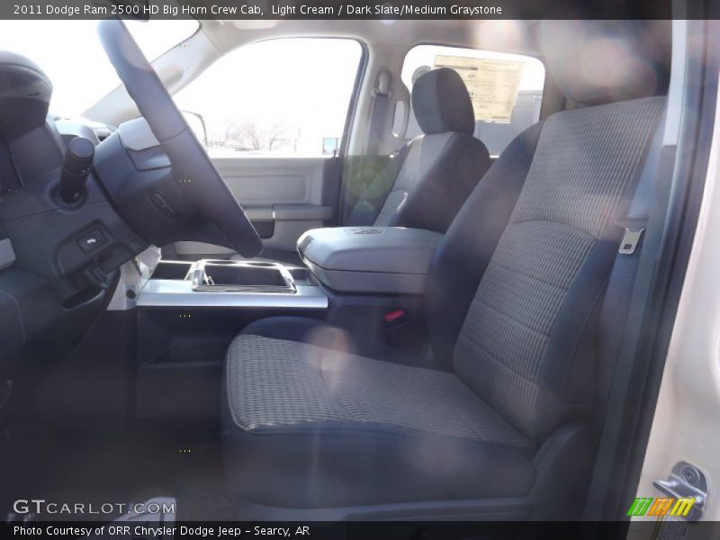 Light Cream / Dark Slate/Medium Graystone 2011 Dodge Ram 2500 HD Big Horn Crew Cab