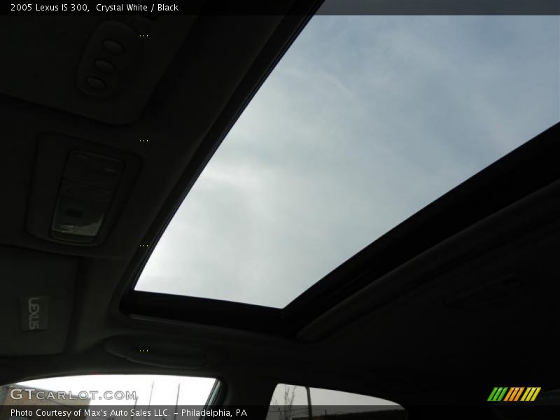 Crystal White / Black 2005 Lexus IS 300