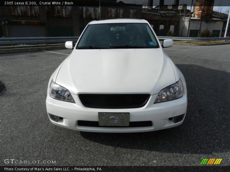 Crystal White / Black 2005 Lexus IS 300