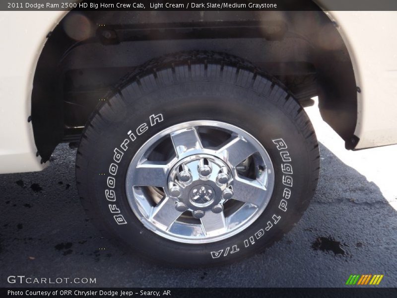 Light Cream / Dark Slate/Medium Graystone 2011 Dodge Ram 2500 HD Big Horn Crew Cab