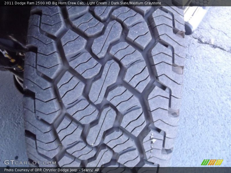 Light Cream / Dark Slate/Medium Graystone 2011 Dodge Ram 2500 HD Big Horn Crew Cab