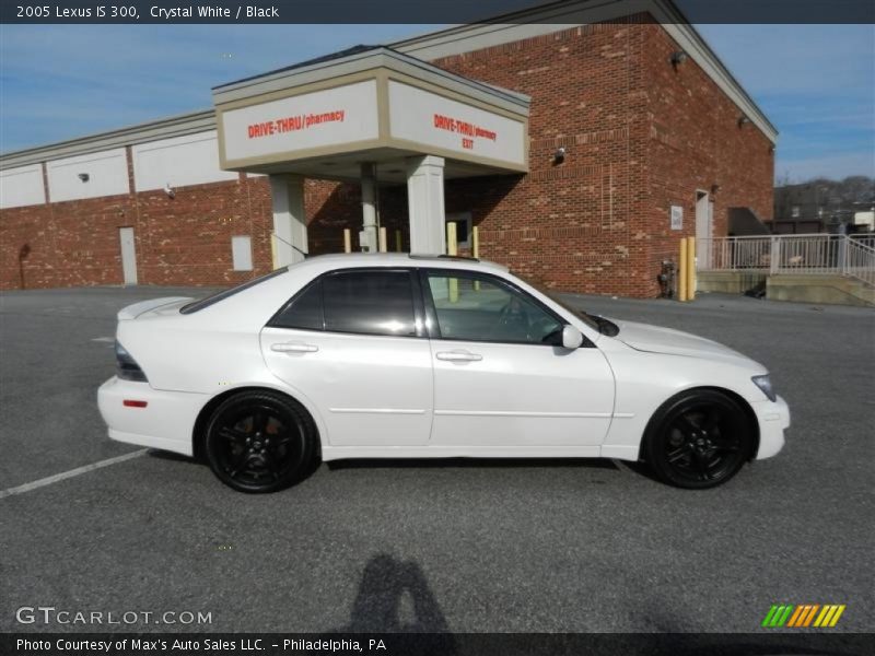 Crystal White / Black 2005 Lexus IS 300