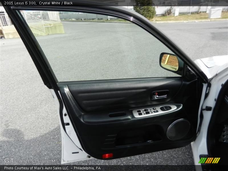 Crystal White / Black 2005 Lexus IS 300