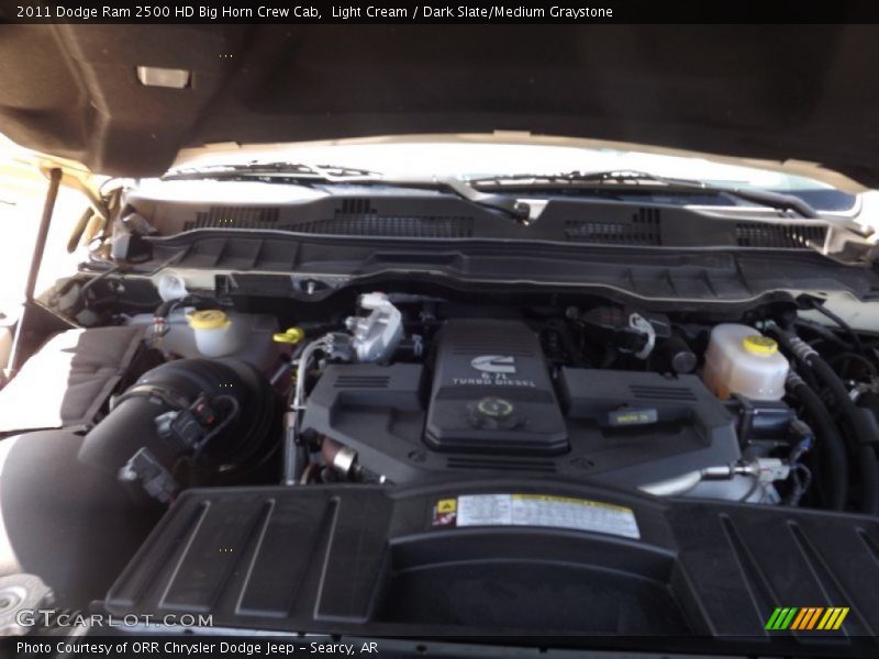 Light Cream / Dark Slate/Medium Graystone 2011 Dodge Ram 2500 HD Big Horn Crew Cab