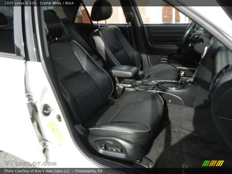 Crystal White / Black 2005 Lexus IS 300