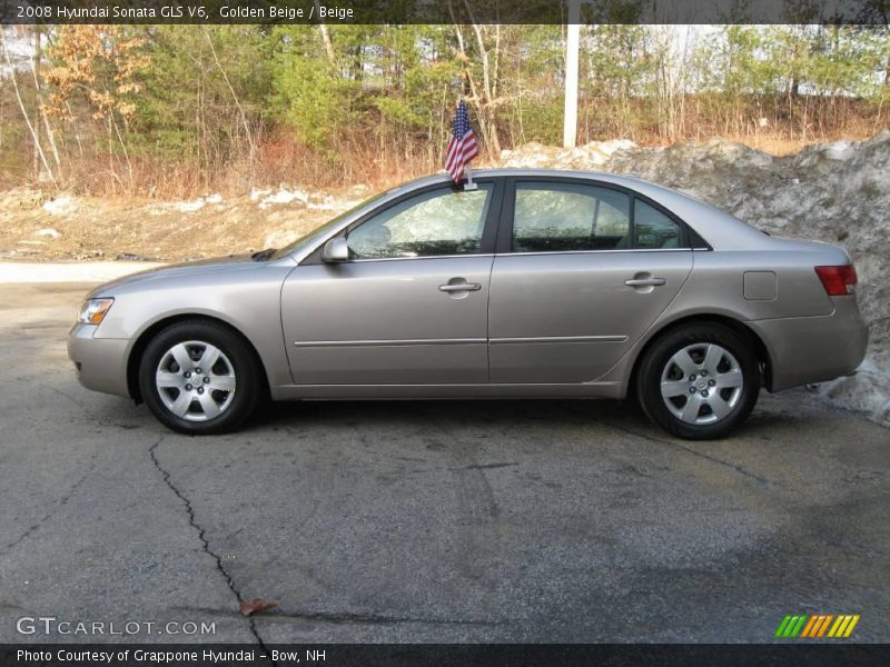 Golden Beige / Beige 2008 Hyundai Sonata GLS V6