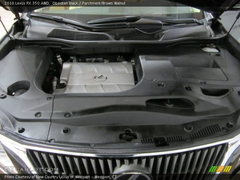 Obsidian Black / Parchment/Brown Walnut 2010 Lexus RX 350 AWD
