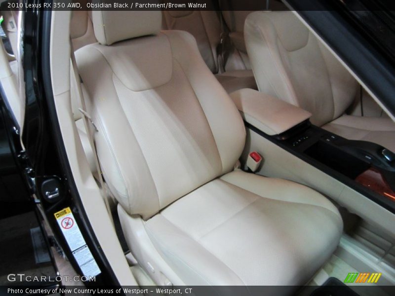 Obsidian Black / Parchment/Brown Walnut 2010 Lexus RX 350 AWD