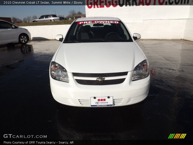 Summit White / Ebony 2010 Chevrolet Cobalt LT Sedan