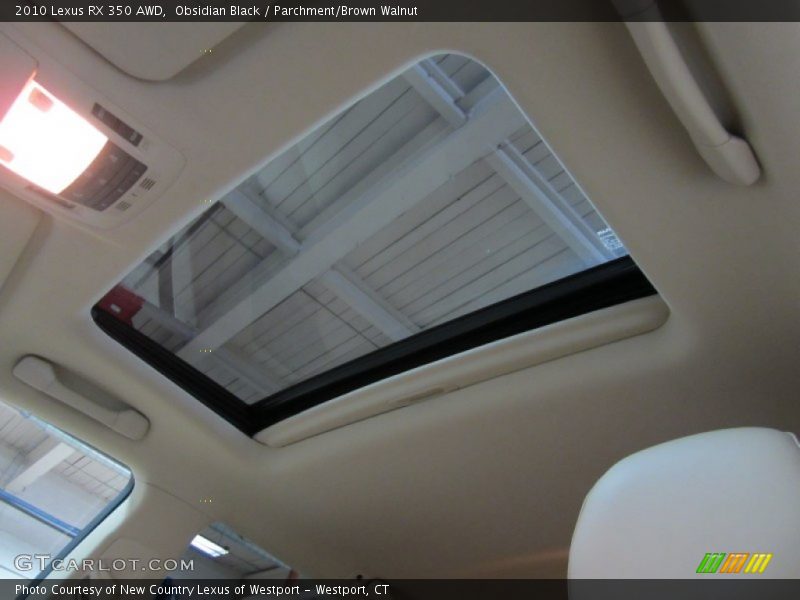 Obsidian Black / Parchment/Brown Walnut 2010 Lexus RX 350 AWD