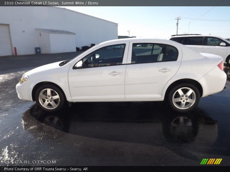 Summit White / Ebony 2010 Chevrolet Cobalt LT Sedan