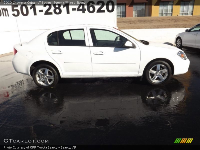 Summit White / Ebony 2010 Chevrolet Cobalt LT Sedan