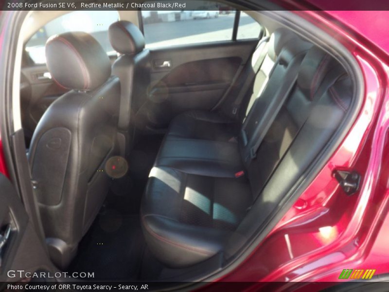 Redfire Metallic / Charcoal Black/Red 2008 Ford Fusion SE V6