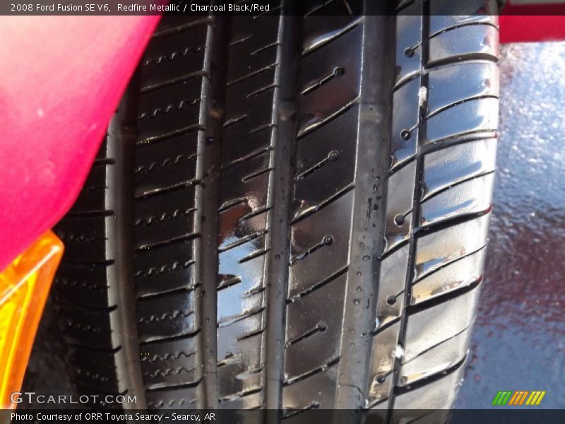 Redfire Metallic / Charcoal Black/Red 2008 Ford Fusion SE V6
