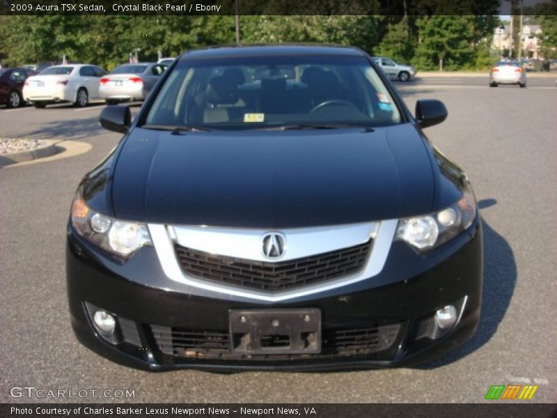 Crystal Black Pearl / Ebony 2009 Acura TSX Sedan