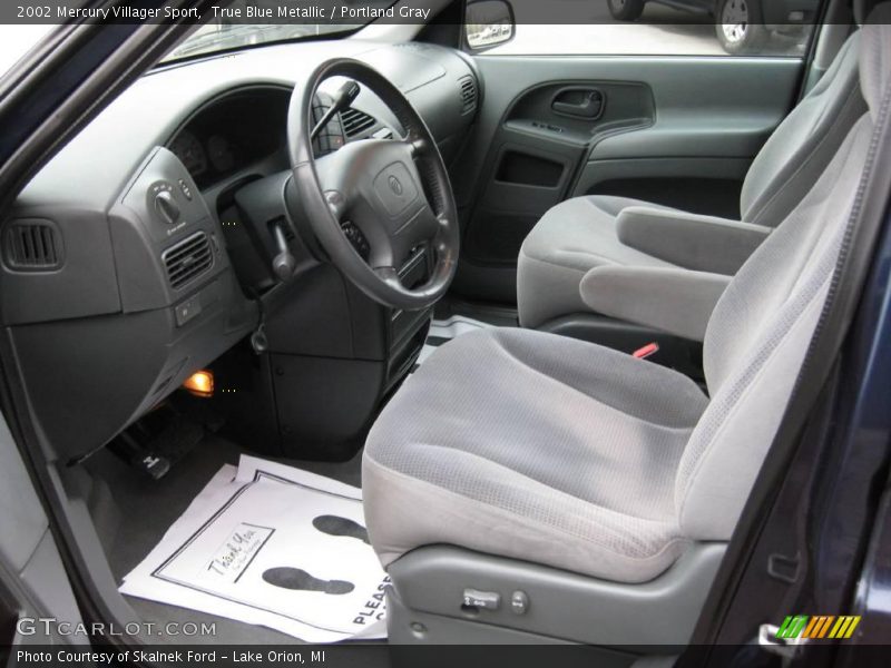 True Blue Metallic / Portland Gray 2002 Mercury Villager Sport