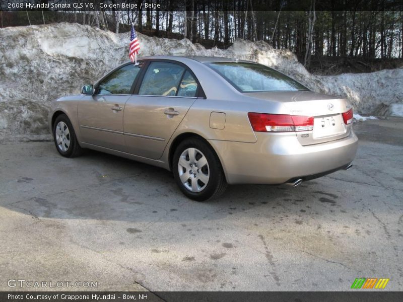 Golden Beige / Beige 2008 Hyundai Sonata GLS V6
