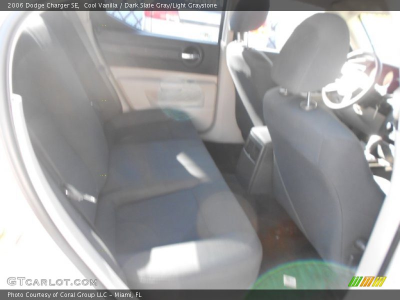 Cool Vanilla / Dark Slate Gray/Light Graystone 2006 Dodge Charger SE