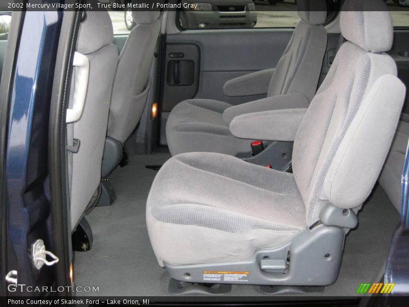 True Blue Metallic / Portland Gray 2002 Mercury Villager Sport