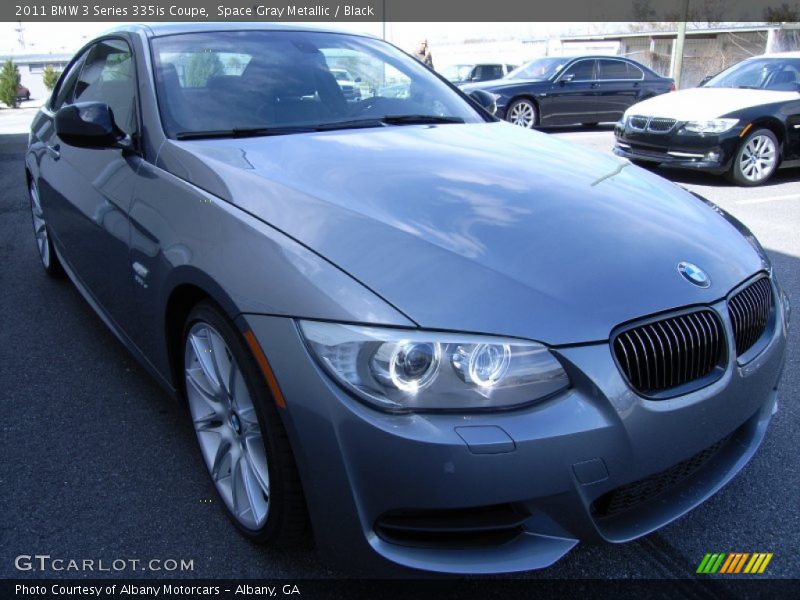 Space Gray Metallic / Black 2011 BMW 3 Series 335is Coupe