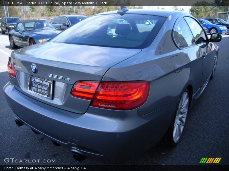 Space Gray Metallic / Black 2011 BMW 3 Series 335is Coupe