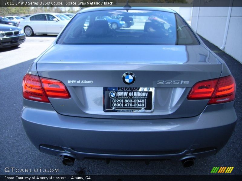 Space Gray Metallic / Black 2011 BMW 3 Series 335is Coupe