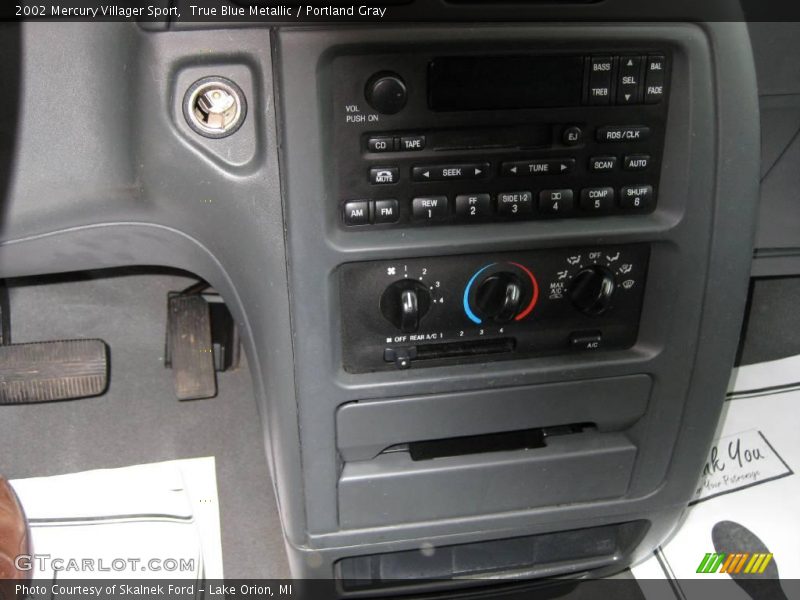 True Blue Metallic / Portland Gray 2002 Mercury Villager Sport