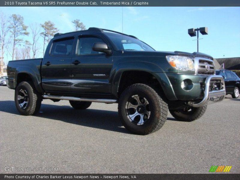 Timberland Mica / Graphite 2010 Toyota Tacoma V6 SR5 PreRunner Double Cab