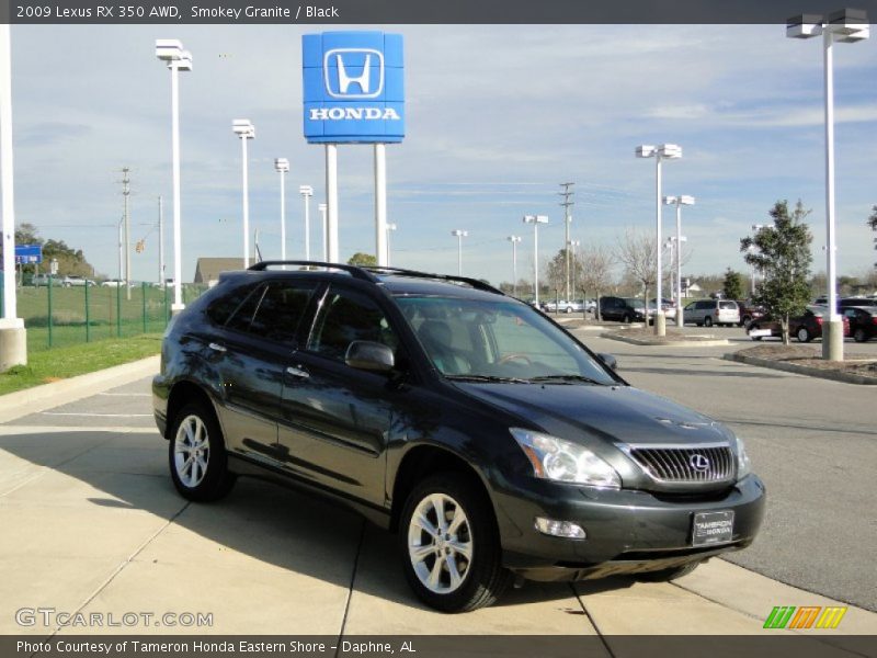Smokey Granite / Black 2009 Lexus RX 350 AWD