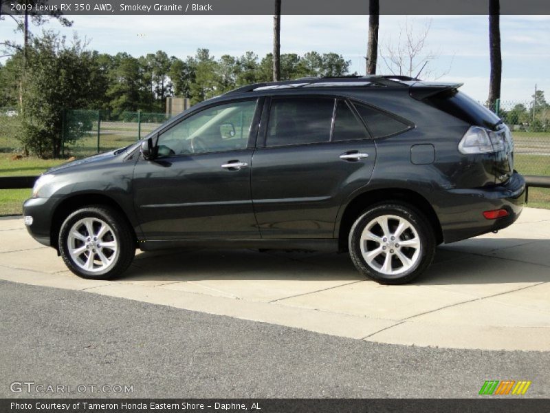 Smokey Granite / Black 2009 Lexus RX 350 AWD