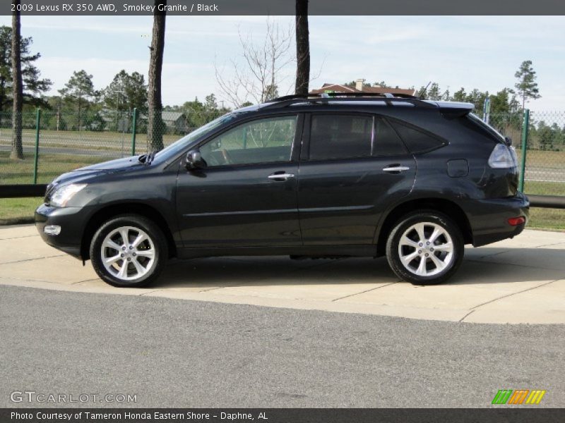 Smokey Granite / Black 2009 Lexus RX 350 AWD